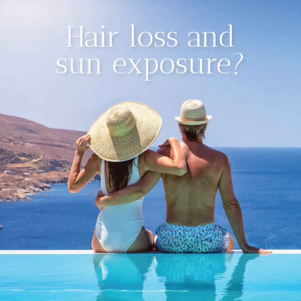 Protect your hair from sun damage and hair loss. Insights and guidance from Dublin’s Ailesbury Hair Fleming Place Clinic specialists.