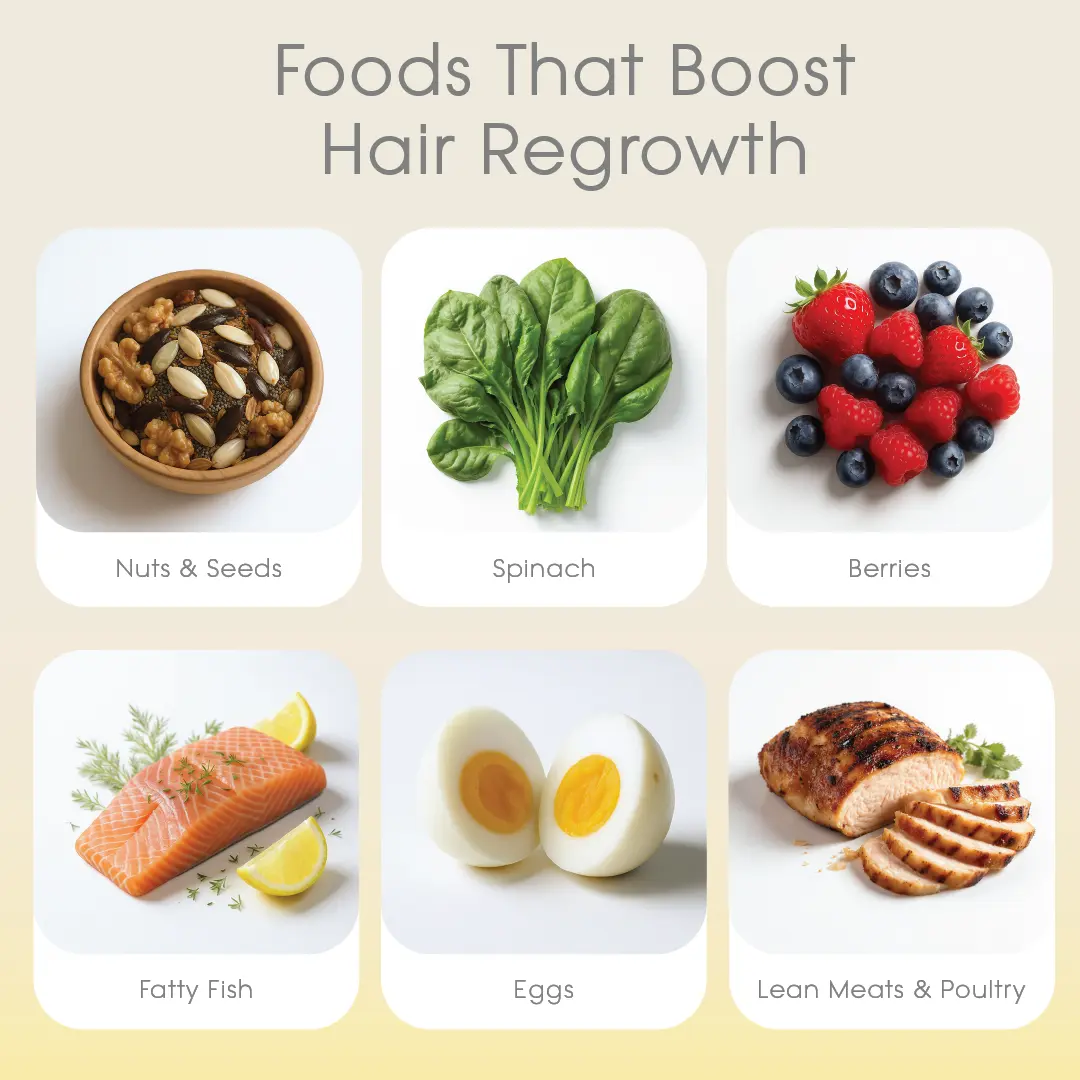 6 Foods That Boost Hair Regrowth Naturally